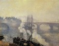 コルネイユ橋ルーアンの朝霧 1896年 カミーユ・ピサロ